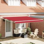 vidaXL Handmatig Opvouwbaar Ligbed Rood 400x300 cm, Tuin en Terras, Verzenden, Nieuw