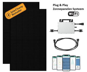 Plug en Play zonnepanelen set met 800W Micro omvormer + WIFI beschikbaar voor biedingen