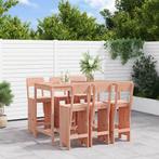 vidaXL 7-delige Tuinset massief douglashout, Tuin en Terras, Verzenden, Nieuw, Tuinset
