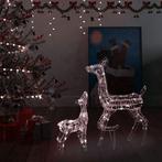 vidaXL Famille de rennes de décoration Acrylique 160 LED, Verzenden