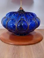 Lampe - Verre, Acier, Bois - Dans le goût de Murano