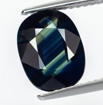 Zonder Minimumprijs Saffier - 3.03 ct - Bellerophon Gemlab - beschikbaar voor biedingen