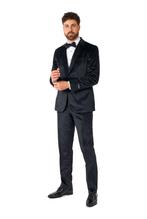 Zwart Velvet Smoking Heren OppoSuits, Verzenden