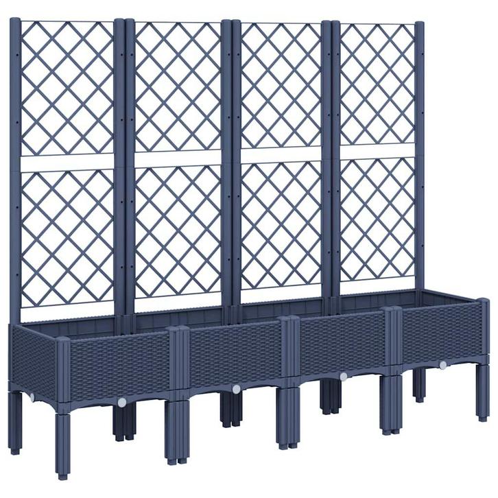 Plantenbak met Klimrek 160cm | Tweede Kansje | OP=OP, Tuin en Terras, Bloembakken en Plantenbakken, 60 cm of meer, 100 cm of meer