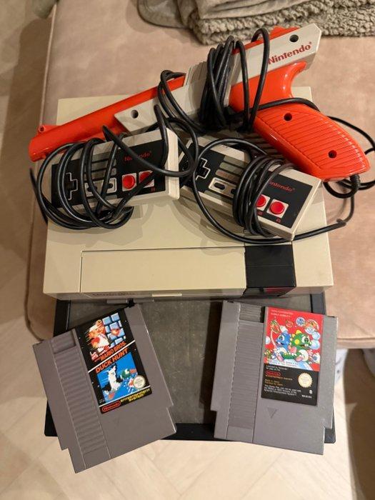 Nintendo - Nes - Action Set + Bubble Bobble -, Games en Spelcomputers, Spelcomputers | Overige Accessoires