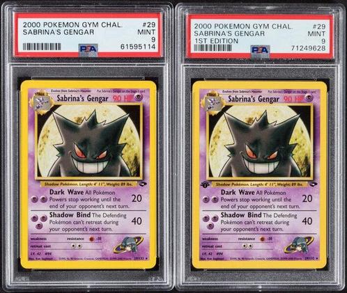 Wizards of The Coast - 2 Graded card - gengar - Ectoplasma -, Hobby & Loisirs créatifs, Jeux de cartes à collectionner | Pokémon