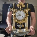 Pendule Louis XVI - Verguld brons - 1780 - Portio, Antiek en Kunst