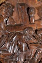 Reliëf, Cristo Camino del Calvario - 55 cm - Hout