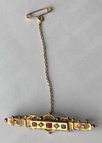 Broche - 9 kt. Geel goud - Parel