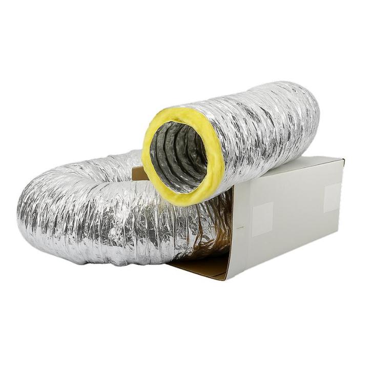 Geïsoleerde flexibele ventilatieslang, Doe-het-zelf en Bouw, Ventilatie en Afzuiging, Nieuw, Verzenden