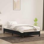 vidaXL Bedframe zonder matras 90x210 cm fluweel zwart, Verzenden, Nieuw