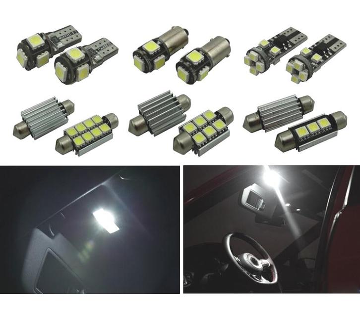 Kit 13 Ampoules Led Intérieur Pour Volkswagen Vw Golf 7 3 5P, Auto-onderdelen, Verlichting, Verzenden