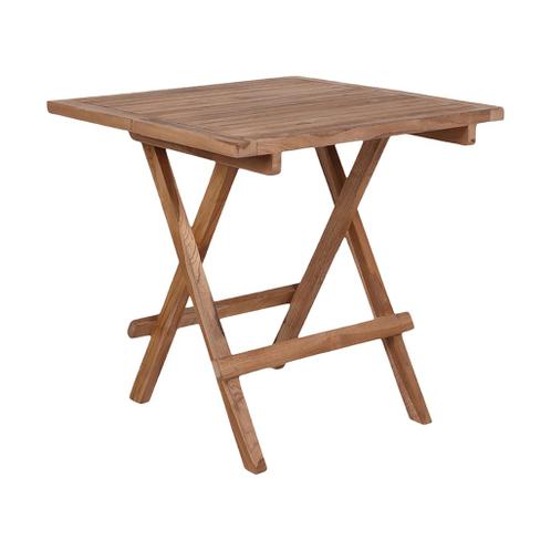 Inklapbare houten tuintafel | Vierkante tafel | 50 x 50 cm
