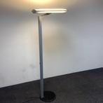 Staande vloerlamp hoogte 188 cm, grijs, Huis en Inrichting, Lampen | Vloerlampen, Gebruikt, Metaal