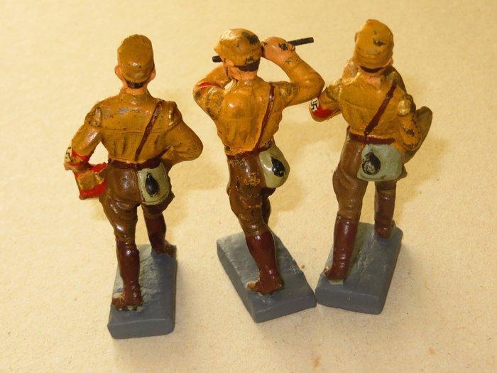 Elastolin - Figuur - Lineol 3 soldats Allemand SA rare, Enfants & Bébés, Jouets | Autre