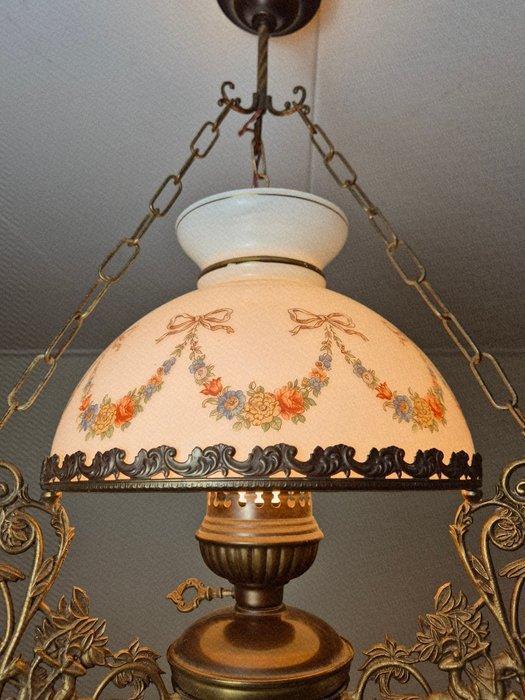 Kroonluchter - Charmante Lodewijk XVI Lamp - Glas, Koper, Antiek en Kunst, Curiosa en Brocante