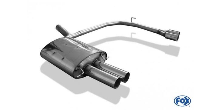 FOX BMW E60/61 520d 525d 530d einddemper uitgang rechts/link, Auto-onderdelen, Uitlaatsystemen, Nieuw, Verzenden
