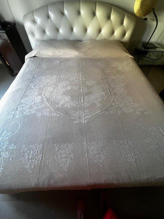 Bedsprei - 230 cm - 290 cm, Antiek en Kunst, Antiek | Tapijten, Tafelkleden en Textiel