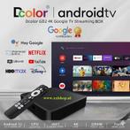 Android 12 mediaspeler 4K Netflix & Google gecert. smart tv, Verzenden, Nieuw