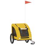Hondenfietstrailer Geel | Retour Deal | 55% Korting, Verzenden, Nieuw