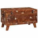 vidaXL Opslagdoos met opslag 70 x 35 x 40 cm massief, Huis en Inrichting, Kasten | Overige, Verzenden, Nieuw