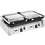 Contact-/Paninigrill | BISTRO | Dubbel | Gegroefd Oppervlak, Verzenden, Nieuw in verpakking