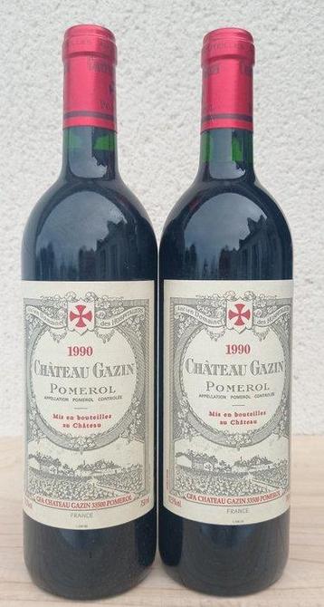 1990 Chateau Gazin - Bordeaux, Pomerol - 2 Bouteilles (0,75, Nieuw