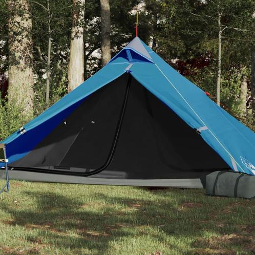 vidaXL Tente de camping tipi 1 personne bleu imperméable, Caravanes & Camping, Tentes, Neuf, Envoi