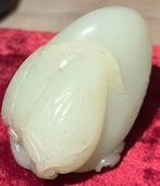 Scultura in Giada “Frutta”, antica Cina, con grasso di, Antiquités & Art