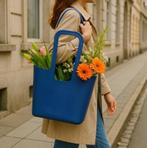 Ecologische design-TAS XL Blauw, Bijoux, Sacs & Beauté, Sacs | Sacs à bandoulière, Ophalen of Verzenden