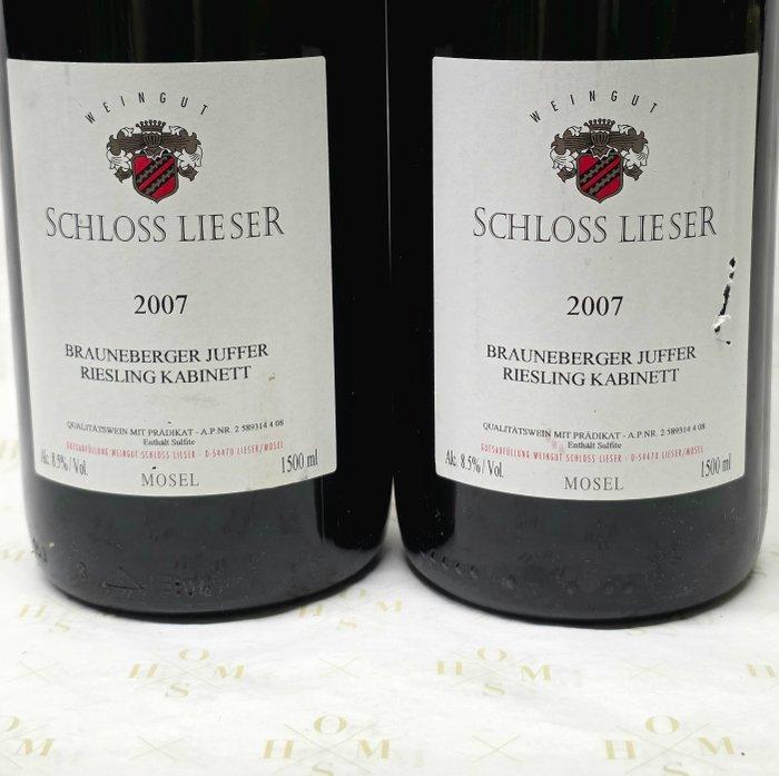 2007 Schloss Lieser, Brauneberger Juffer - Moezel Kabinett -, Verzamelen, Wijnen