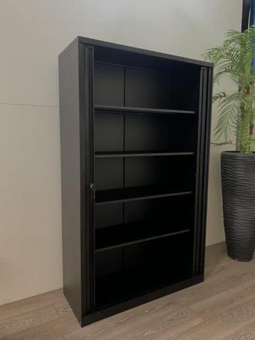 Roldeurkasten - Archiefkasten - Zwart - Nieuw, Huis en Inrichting, Kasten | Roldeurkasten en Archiefkasten, 100 tot 150 cm, Verzenden