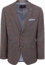 Suitable Colbert Heleen Ruit Bruin maat Maat 48/50 (M) Heren, Kleding | Heren, Bruin, Nieuw, Suitable, Verzenden