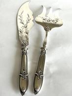 Sierlijk zilveren Serveermes & Serveervork voor het