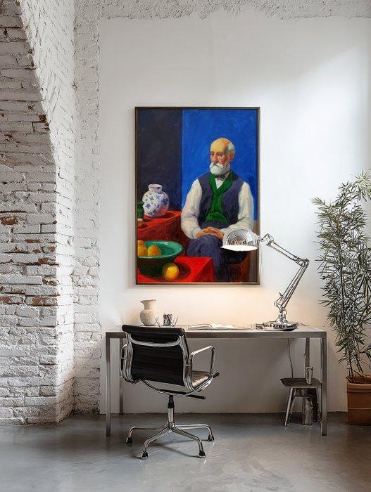E. García - EL PROFESOR XL (NO RESERVE), Antiek en Kunst, Kunst | Schilderijen | Modern