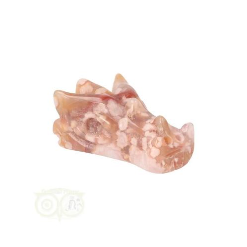Bloem Agaat  Drakenschedeltje 45 gram, Handtassen en Accessoires, Edelstenen, Nieuw, Verzenden