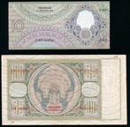 Nederland. - 10 and 100 Gulden 1940-1943 - PL40 and PL97.c2, Postzegels en Munten
