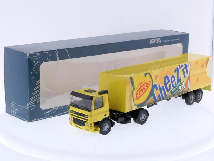 Schaal 1:50 Lion-toys No. 36 DAF CF 75 310 trekker met tr..., Hobby en Vrije tijd, Modelauto's | 1:50, Gebruikt, Ophalen of Verzenden