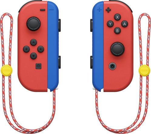 Originele Nintendo Switch Joy Con Rood Mario Edition Set, Games en Spelcomputers, Spelcomputers | Nintendo Switch, Zo goed als nieuw