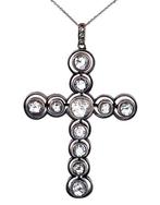 Collier - 18 carats Or blanc, Argent Diamant (Naturelle)