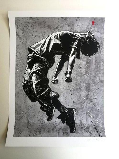 Jef Aérosol (1957) - Jump, Antiek en Kunst, Kunst | Schilderijen | Modern