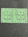 Italiaanse oude staten - Modena 1852 - 5 cents green pair,