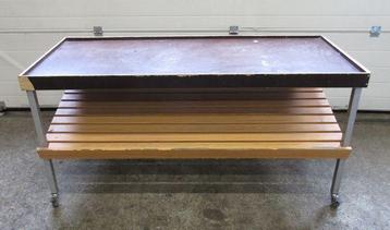 Groente-/ Broodrek, Presentatietafel B154 x D63,5 x H74cm