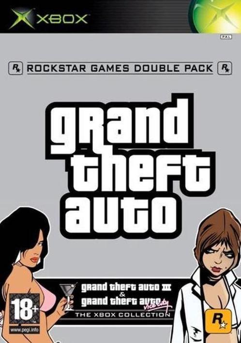 Grand Theft Auto Double Pack (Xbox Original Games), Games en Spelcomputers, Games | Xbox Original, Zo goed als nieuw, Ophalen of Verzenden