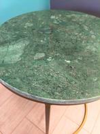 Groen Marmer Gouden - Bijzettafel - Metaal, Marmer, Huis en Inrichting, Nieuw