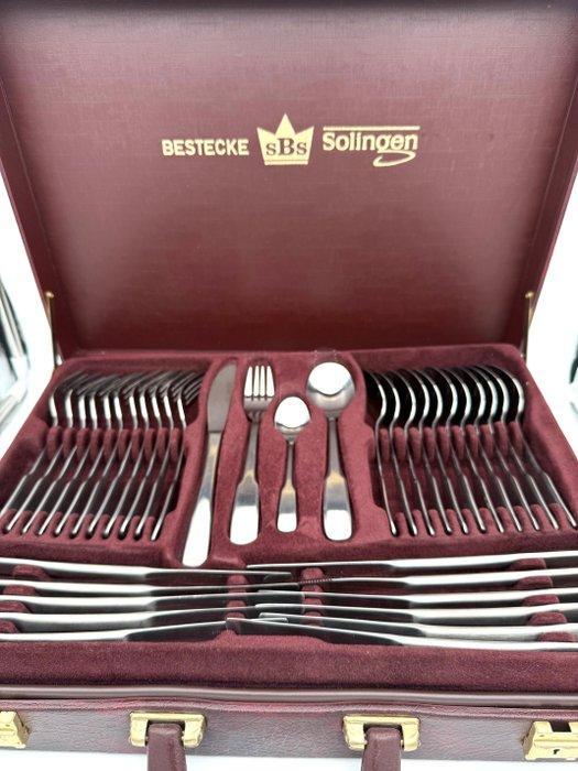 Solingen - Bestekset voor 12 personen (67) - Roestvrij staal, Antiquités & Art, Antiquités | Meubles | Tables