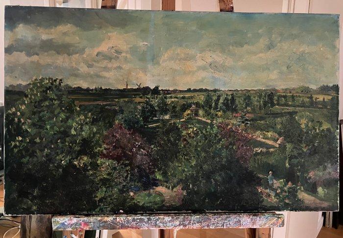 Hollandse School (XX) - Landschap, Antiek en Kunst, Kunst | Schilderijen | Klassiek