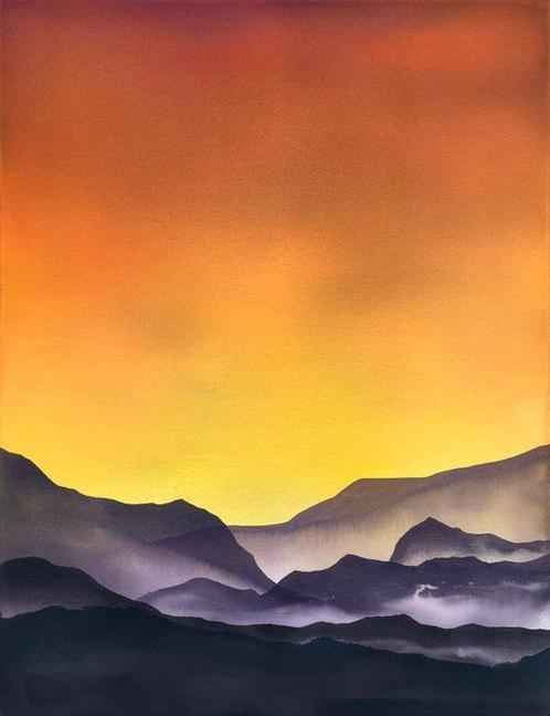 Tomi Tomi Studio - Mountains 011, Antiek en Kunst, Kunst | Schilderijen | Modern