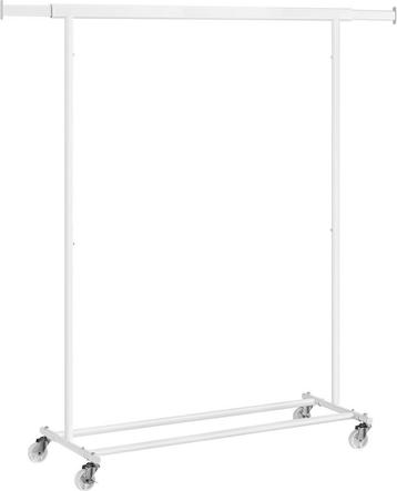 kledingrek - kapstok op wielen - breedte max 132 cm - beschikbaar voor biedingen