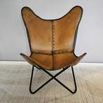 Chaise - Chaise papillon Butterfly (3107) - Cuir, Métal